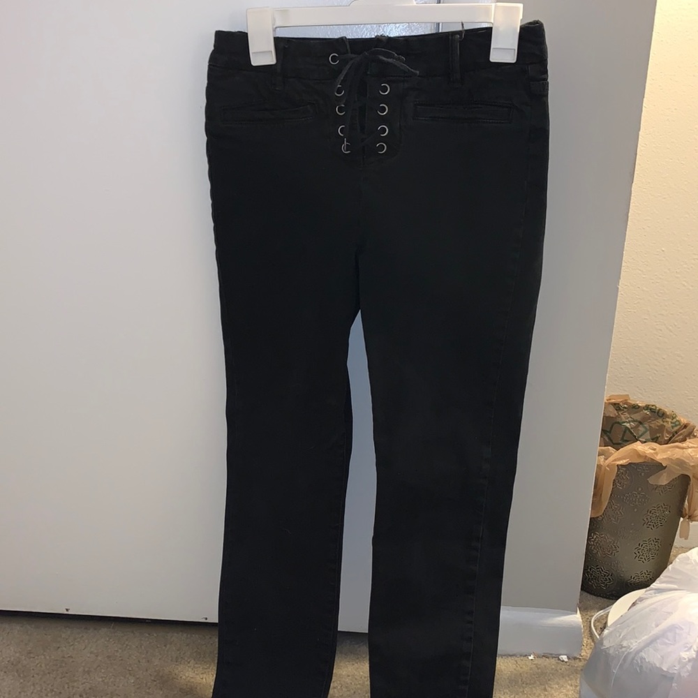 Amuse Society straight leg black jeans